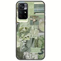 Aesthetic Green Xiaomi Poco M4 Pro 5G Black TPU (Μαύρη Σιλικόνη)