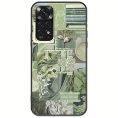 Aesthetic Green Xiaomi Redmi Note 11 / 11s Black TPU (Μαύρη Σιλικόνη)