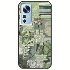 Aesthetic Green Xiaomi 12 / 12X Black TPU (Μαύρη Σιλικόνη)