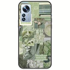 Aesthetic Green Xiaomi 12 Pro Black TPU (Μαύρη Σιλικόνη)