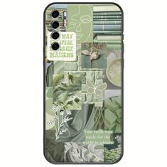 Aesthetic Green TCL 20S / 20 5G / 20L / 20L+ Black TPU (Μαύρη Σιλικόνη)