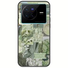 Aesthetic Green Vivo X80 Black TPU (Μαύρη Σιλικόνη)