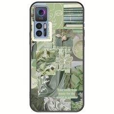 Aesthetic Green TCL 30 / 30 5G / 30+ Black TPU (Μαύρη Σιλικόνη)