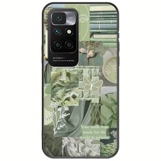 Aesthetic Green Xiaomi Redmi 10 2022 Black TPU (Μαύρη Σιλικόνη)