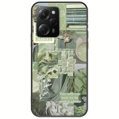 Aesthetic Green Xiaomi Poco X5 Pro 5G Black TPU (Μαύρη Σιλικόνη)
