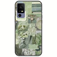 Aesthetic Green TCL 40R 5G Black TPU (Μαύρη Σιλικόνη)