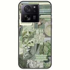 Aesthetic Green Xiaomi 13T 5G Black TPU (Μαύρη Σιλικόνη)