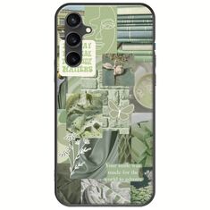 Aesthetic Green Samsung Galaxy S23 FE 5G Black TPU (Μαύρη Σιλικόνη)
