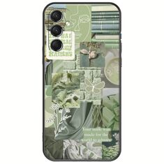 Aesthetic Green Samsung Galaxy M34 5G Black TPU (Μαύρη Σιλικόνη)