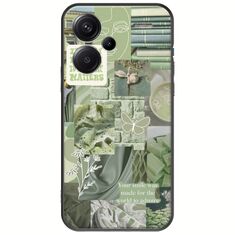 Aesthetic Green Xiaomi Redmi Note 13 Pro Plus 5G Black TPU (Μαύρη Σιλικόνη)