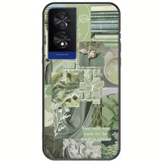 Aesthetic Green TCL 40 NXTPAPER 4G Black TPU (Μαύρη Σιλικόνη)