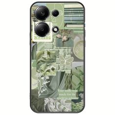 Aesthetic Green Xiaomi Redmi Note 13 4G Black TPU (Μαύρη Σιλικόνη)