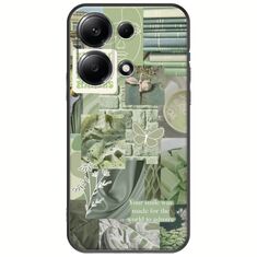 Aesthetic Green Xiaomi Redmi Note 13 Pro 4G Black TPU (Μαύρη Σιλικόνη)