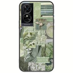 Aesthetic Green TCL 50 SE Black TPU (Μαύρη Σιλικόνη)