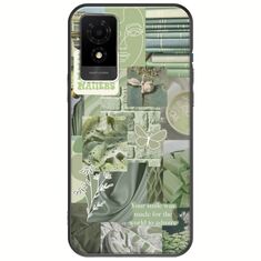Aesthetic Green TCL 501 Black TPU (Μαύρη Σιλικόνη)
