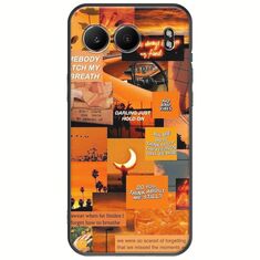 Aesthetic Orange OnePlus Nord 4 5G Black TPU (Μαύρη Σιλικόνη)