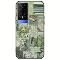 Aesthetic Green TCL 50 5G Black TPU (Μαύρη Σιλικόνη)