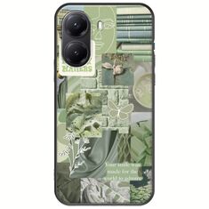 Aesthetic Green Xiaomi Poco X7 Pro 5G Black TPU (Μαύρη Σιλικόνη)