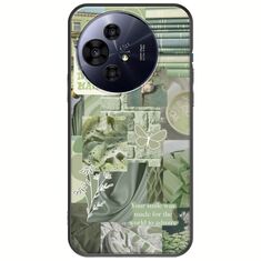 Aesthetic Green TCL 50 PRO NXTPAPER 5G Black TPU (Μαύρη Σιλικόνη)