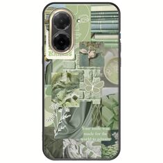 Aesthetic Green Xiaomi Redmi A5 4G Black TPU (Μαύρη Σιλικόνη)
