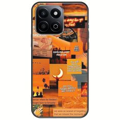 Aesthetic Orange Honor 200 Smart 5G Black TPU (Μαύρη Σιλικόνη)