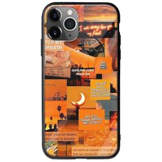 Aesthetic Orange iPhone 11 Pro Max Groove TPU (Tempered Glass και TPU)