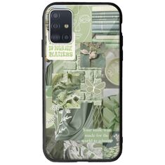 Aesthetic Green Samsung Galaxy A71 Groove TPU (Tempered Glass και TPU)