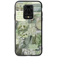 Aesthetic Green Xiaomi Redmi Note 9S / 9 Pro / 9 Pro Max Groove TPU (Tempered Glass και TPU)