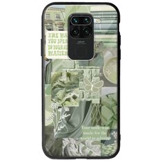 Aesthetic Green Xiaomi Redmi Note 9 Groove TPU (Tempered Glass και TPU)