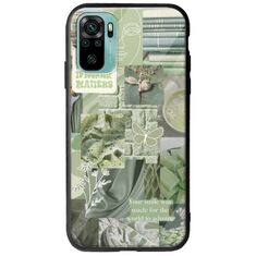 Aesthetic Green Xiaomi Redmi Note 10 / 10s Groove TPU (Tempered Glass και TPU)