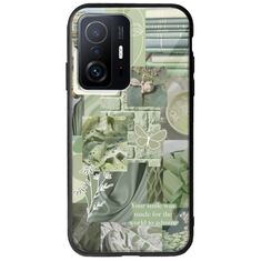 Aesthetic Green Xiaomi 11T / 11T Pro Groove TPU (Tempered Glass και TPU)