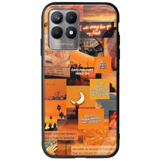 Aesthetic Orange Realme 8i Groove TPU (Tempered Glass και TPU)