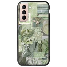 Aesthetic Green Samsung Galaxy S21 FE 5G Groove TPU (Tempered Glass και TPU)