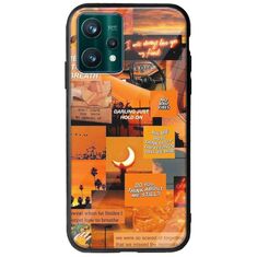 Aesthetic Orange Realme 9 Pro Groove TPU (Tempered Glass και TPU)