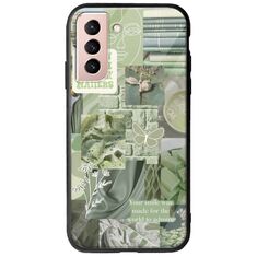 Aesthetic Green Samsung Galaxy S22 Groove TPU (Tempered Glass και TPU)