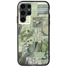 Aesthetic Green Samsung Galaxy S23 Ultra 5G Groove TPU (Tempered Glass και TPU)