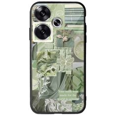 Aesthetic Green Xiaomi Poco F6 5G Groove TPU (Tempered Glass και TPU)