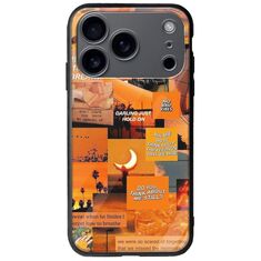 Aesthetic Orange iPhone 17 Pro Groove TPU (Tempered Glass και TPU)