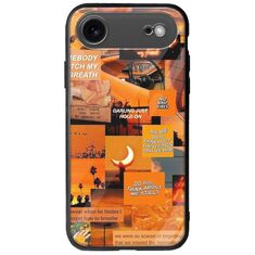 Aesthetic Orange iPhone Air Groove TPU (Tempered Glass και TPU)
