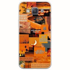 Aesthetic Orange Samsung Galaxy A3(2015) Flexible TPU (Διάφανη Σιλικόνη)