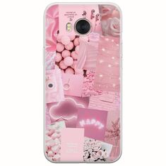 Aesthetic Pink Huawei Y6 2017 Flexible TPU (Διάφανη Σιλικόνη)