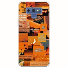 Aesthetic Orange Samsung Galaxy Note 9 Flexible TPU (Διάφανη Σιλικόνη)
