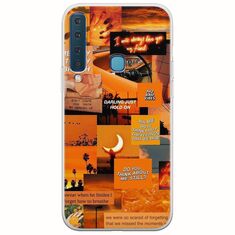 Aesthetic Orange Samsung Galaxy A9 2018 Flexible TPU (Διάφανη Σιλικόνη)