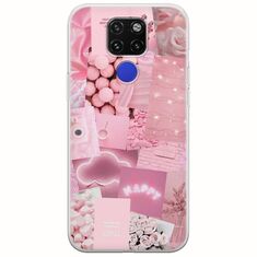 Aesthetic Pink Huawei Mate 20 Flexible TPU (Διάφανη Σιλικόνη)