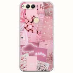 Aesthetic Pink Huawei Honor 7X Flexible TPU (Διάφανη Σιλικόνη)