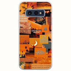 Aesthetic Orange Samsung Galaxy S10e Flexible TPU (Διάφανη Σιλικόνη)