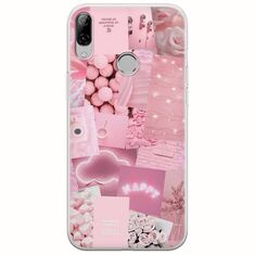 Aesthetic Pink Huawei Honor Play Flexible TPU (Διάφανη Σιλικόνη)