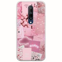 Aesthetic Pink OnePlus 7 Pro Flexible TPU (Διάφανη Σιλικόνη)