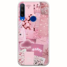 Aesthetic Pink Huawei Honor 20 Lite Flexible TPU (Διάφανη Σιλικόνη)