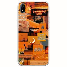 Aesthetic Orange Xiaomi Redmi 7A Flexible TPU (Διάφανη Σιλικόνη)